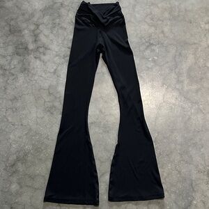 Aerie Black High-Rise Flare Pants
